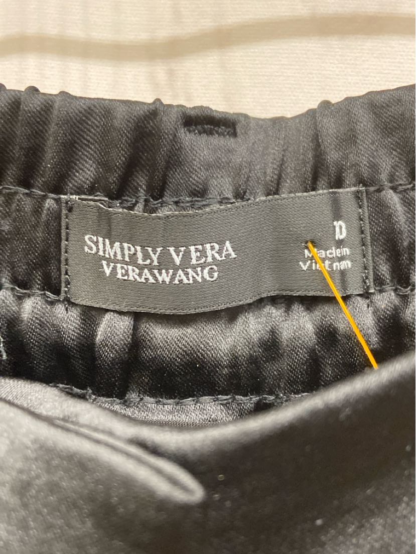 Simply Vera Women's Size 10 Black Pants