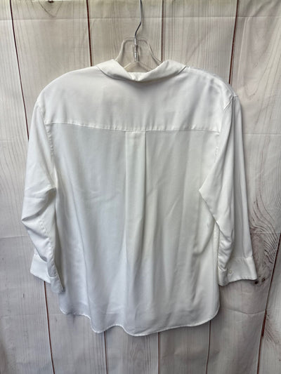 Uniqlo Women's Size S White 3/4 Sleeve Top
