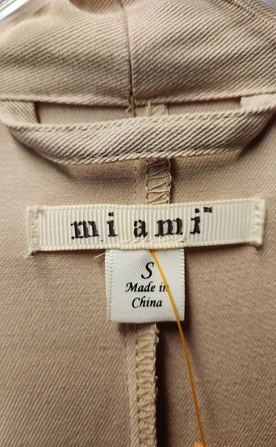 Mi Ami Women's Size S Beige Cardigan