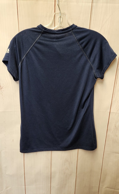 Adidas Women's Size S Navy Short Sleeve Top