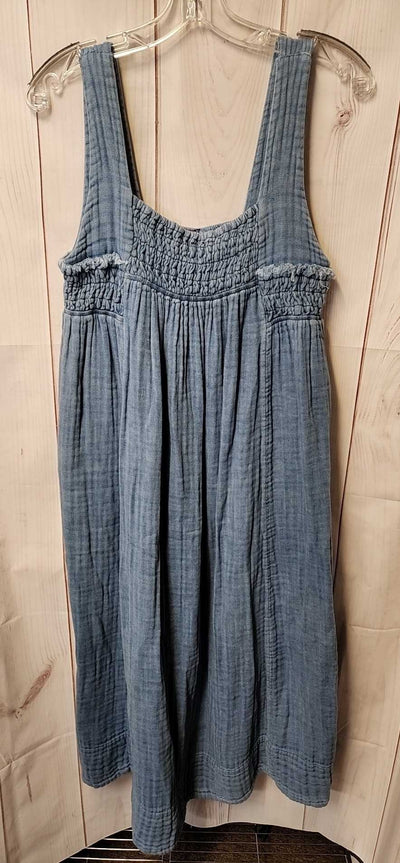 Free People Women's Size S Blue Dress