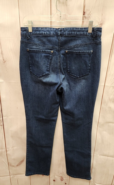 Gloria Vanderbilt Women's Size 29 (7-8) Rail Straight Blue Jeans