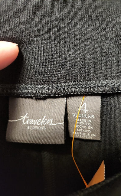 Chico's Women's Size 4 = US 20/22 Black Pants