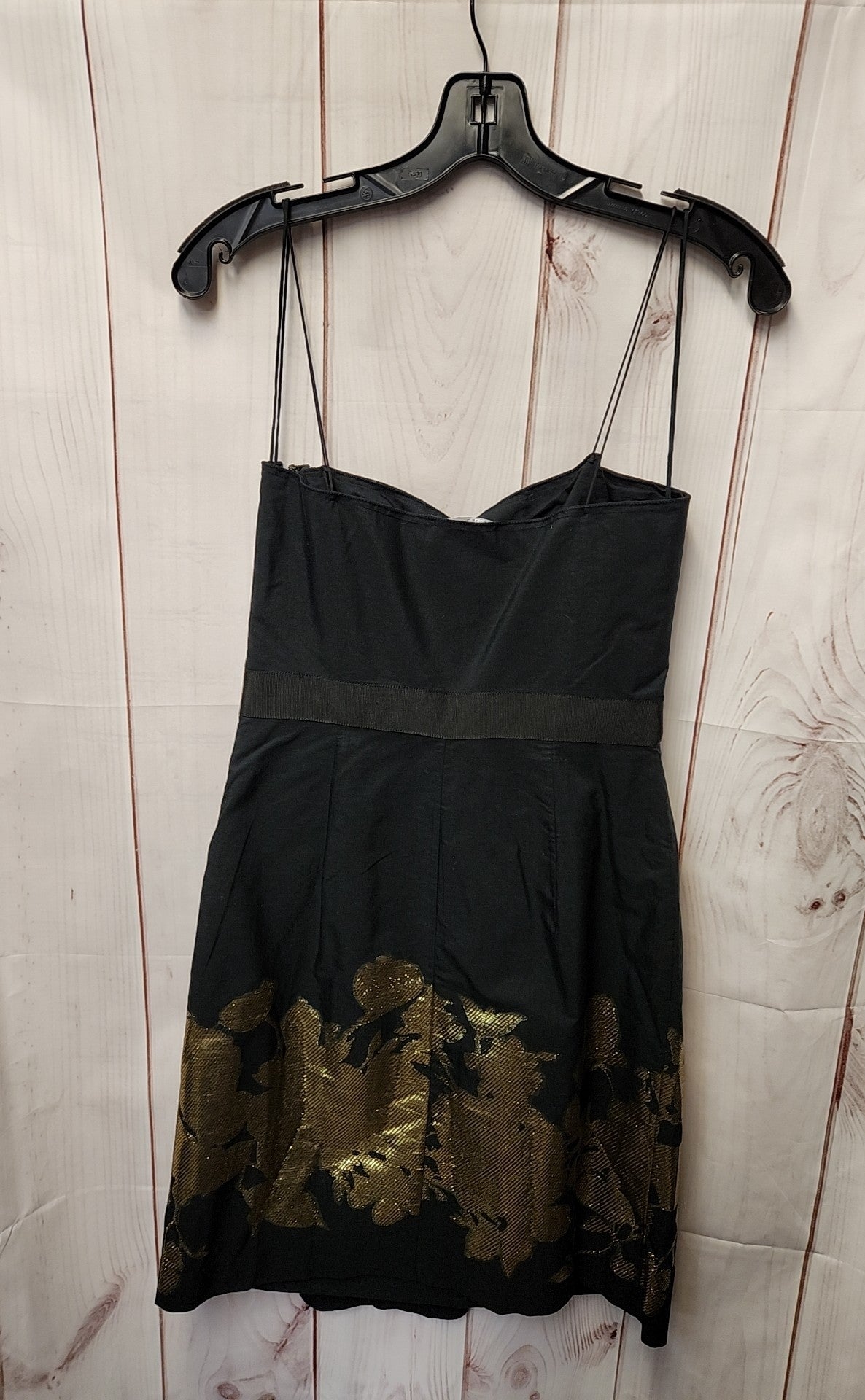 NWT Elie Tahari Women's Size 4 Black & Gold Katey Dress