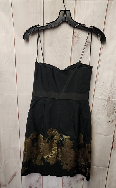 NWT Elie Tahari Women's Size 4 Black & Gold Katey Dress
