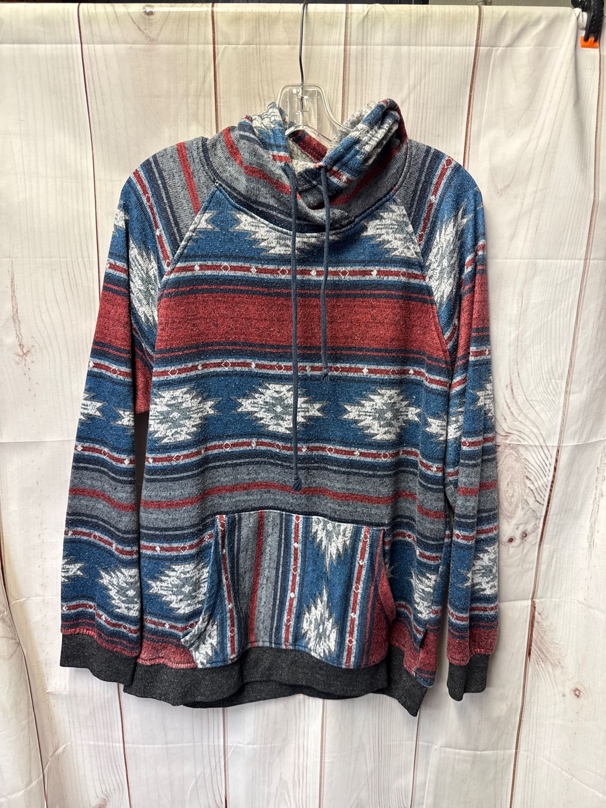Brooklyn Cloth Men's Size L Red & Blue Sweatshirt