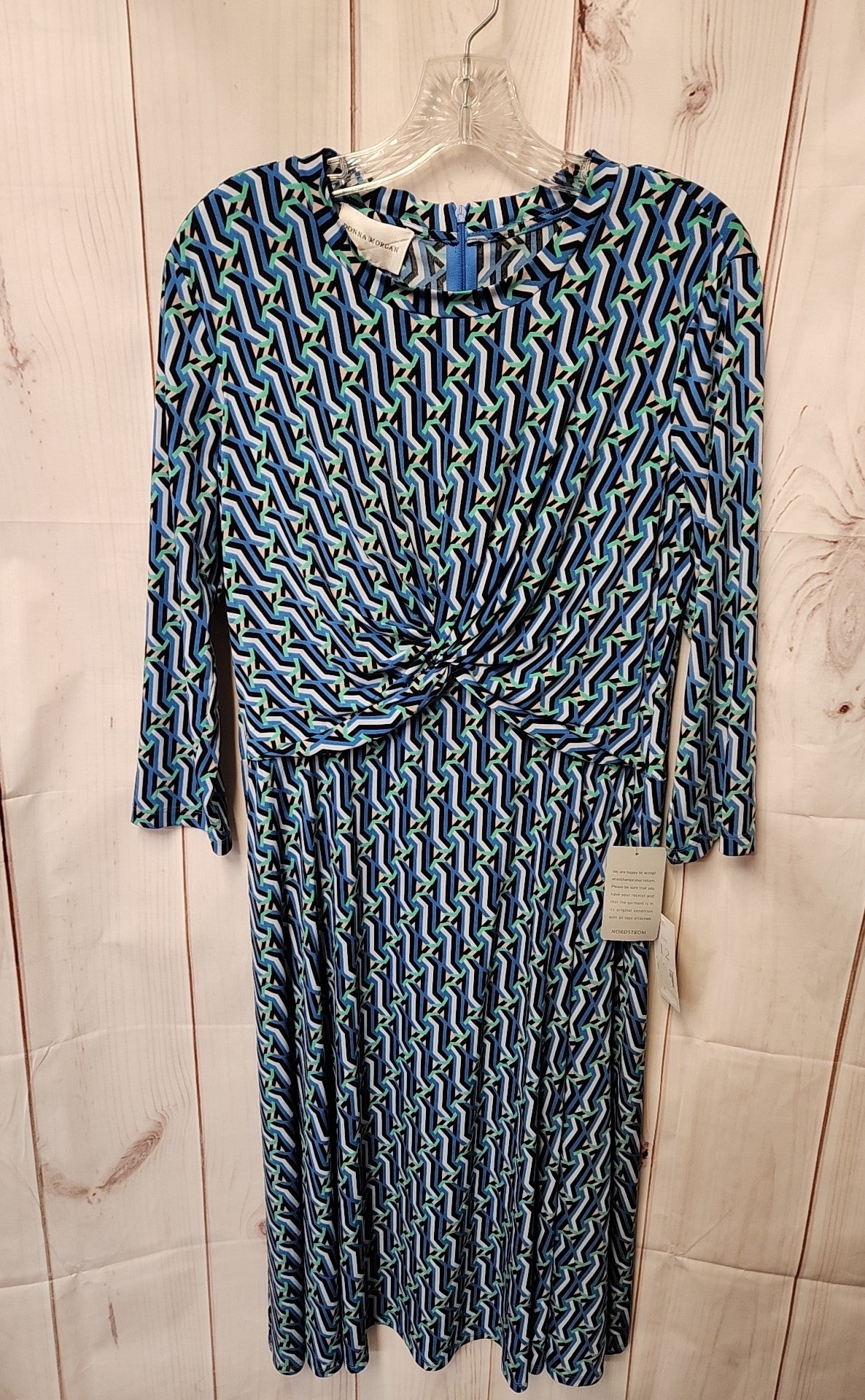 NWT Donna Morgan Women's Size 12 Blue Dress