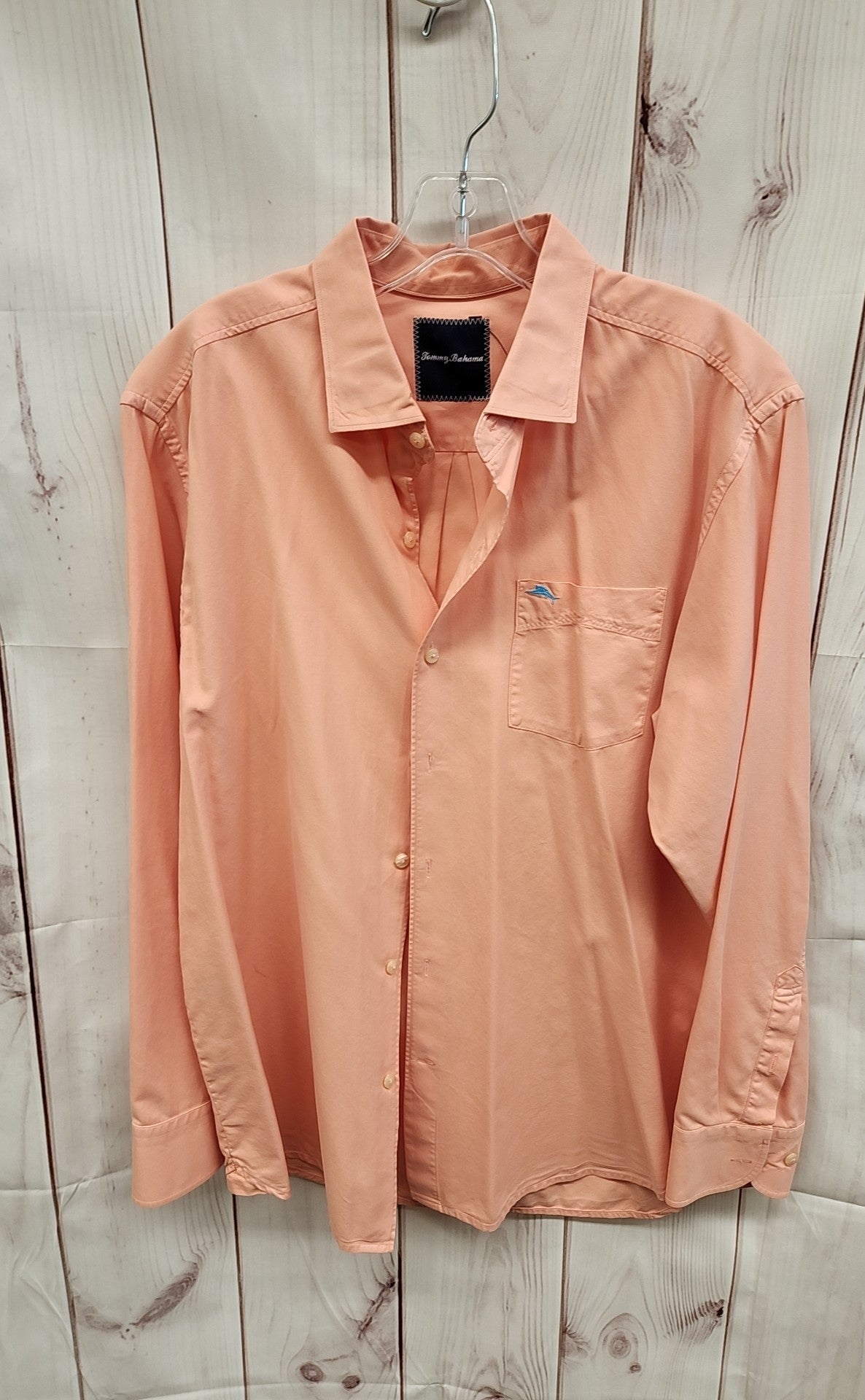 Tommy Bahama Men's Size M Peach Shirt