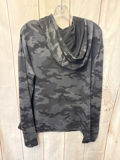 Athletic Works Men's Size M Gray Camoflauge Shirt