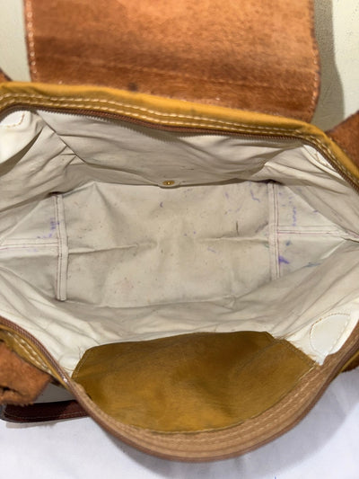 Longchamp  Le Pliage Brown Tote Bag AS IS - marks on outside & inside of bag