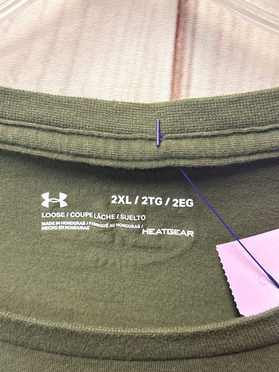 Under Armour Men's Size 2X Olive Green Shirt