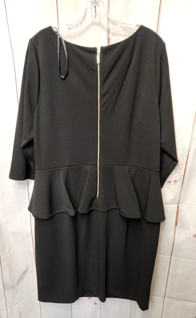 Calvin Klein Women's Size 18 Black Dress