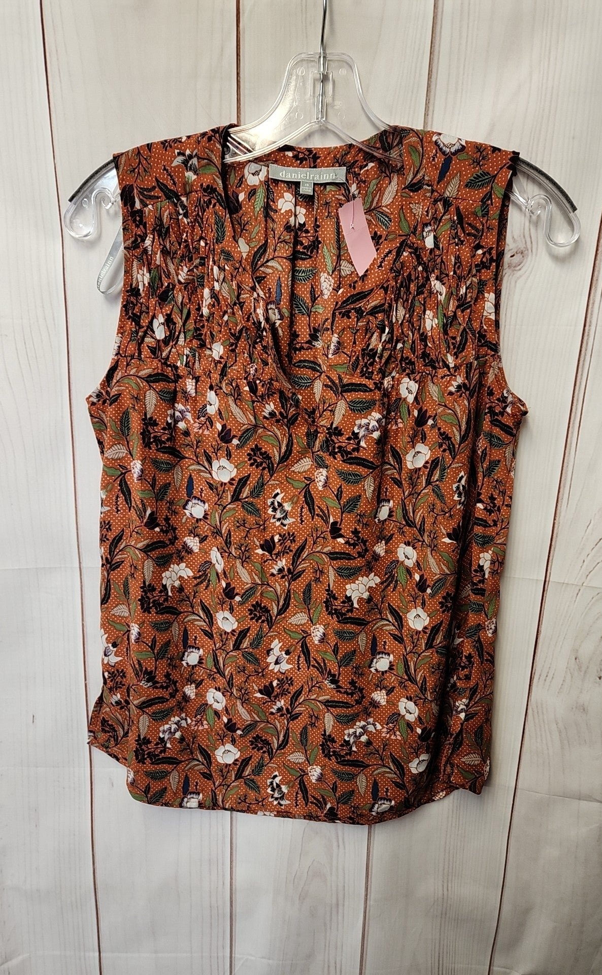 Danielrainn Women's Size XS Brown Sleeveless Top