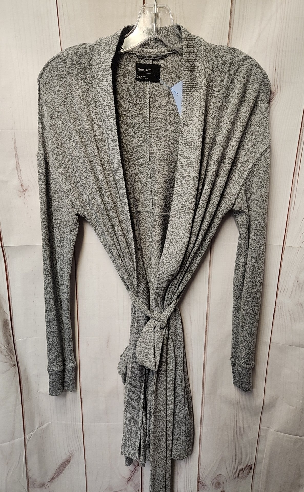 Free Press Women's Size S Gray Cardigan