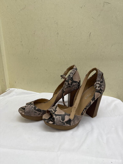 Sun & Stone Women's Size 9-1/2 Snakeskin Sandals Shoes