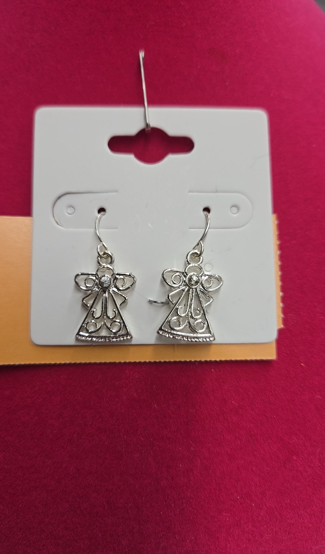 Silver Angel Earrings