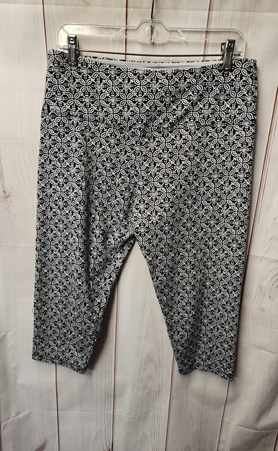 Suave Women's Size L Black Active Capris
