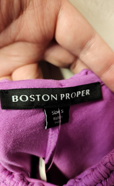 NWT Boston Proper Women's Size S Purple Dress