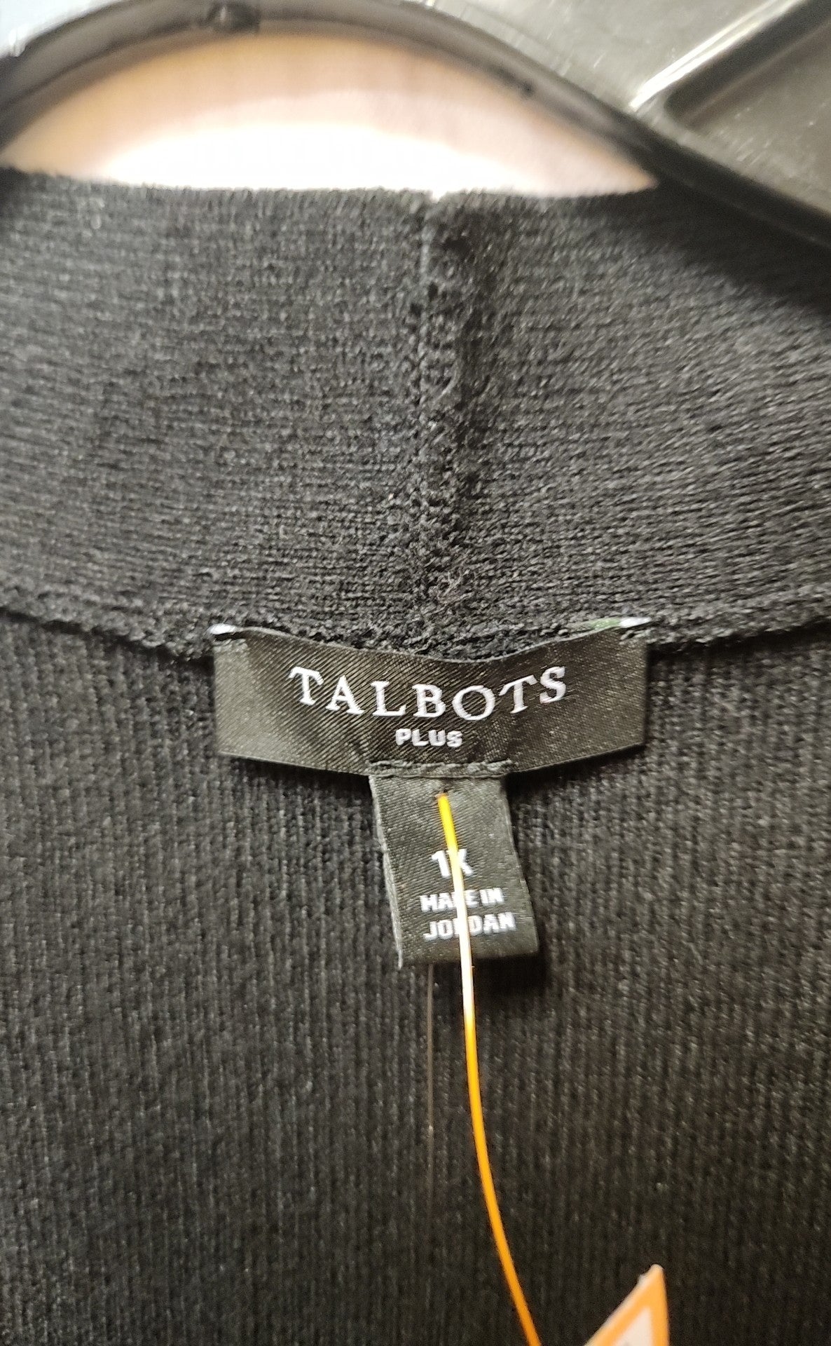 NWT Talbots Women's Size 1X Black Cardigan