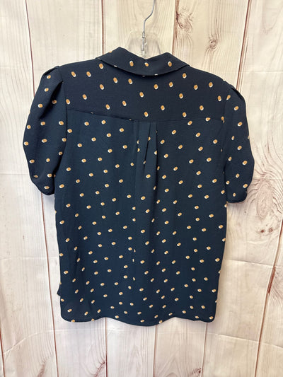 NWT Adrianna Papell Women's Size XS Navy Short Sleeve Top