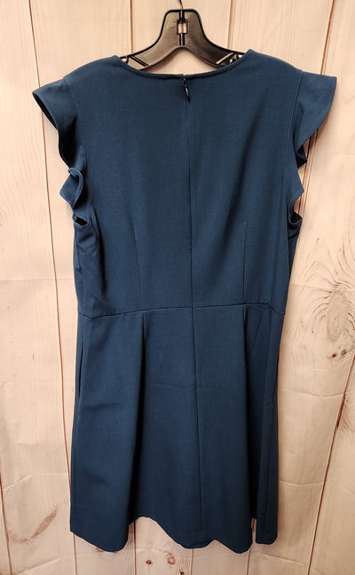 NWT Loft Women's Size 12 Blue Dress