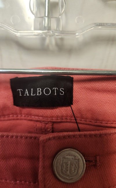 Talbots Women's Size 8 Pink Pants Jegging Crop