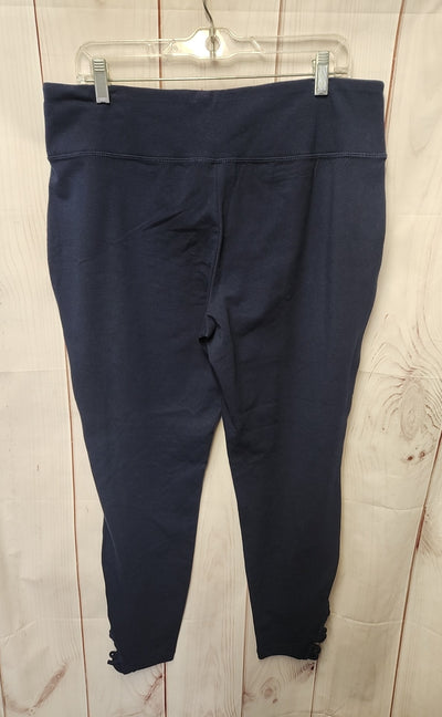 Susan Graver Women's Size L Navy Pants