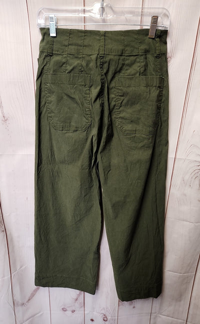 Maeve Anthropologie Women's Size 27 (3-4) Green Pants The Collette