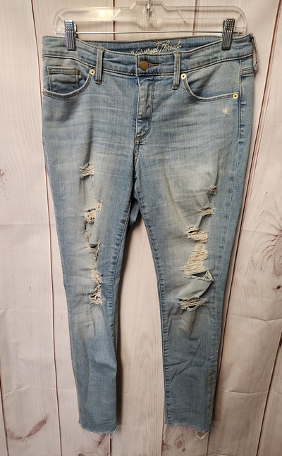 Universal Thread Women's Size 28 (5-6) Blue Jeans Mid Rise Skinny
