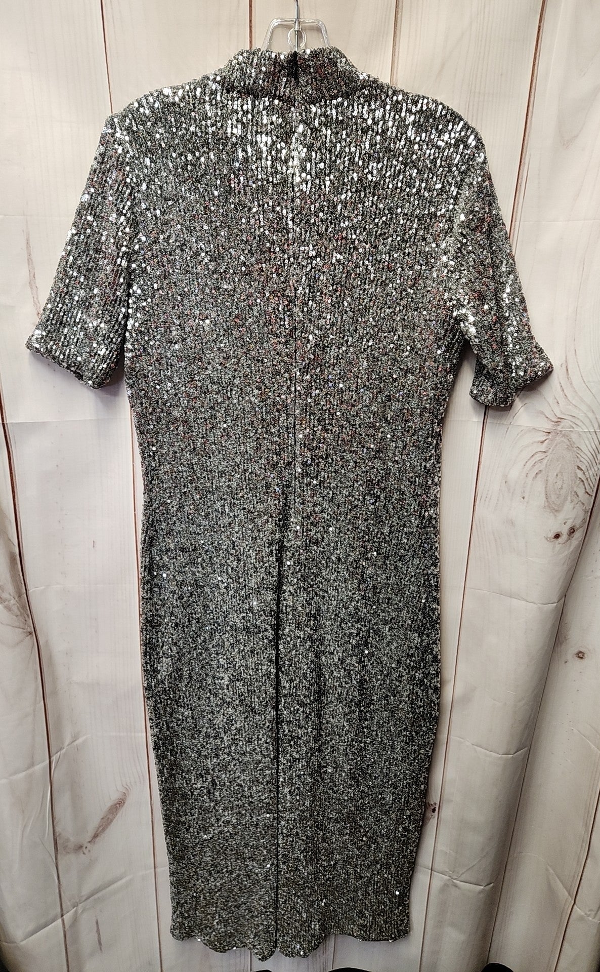 NWT Vineyard Vines Women's Size XS Silver Sequined Dress