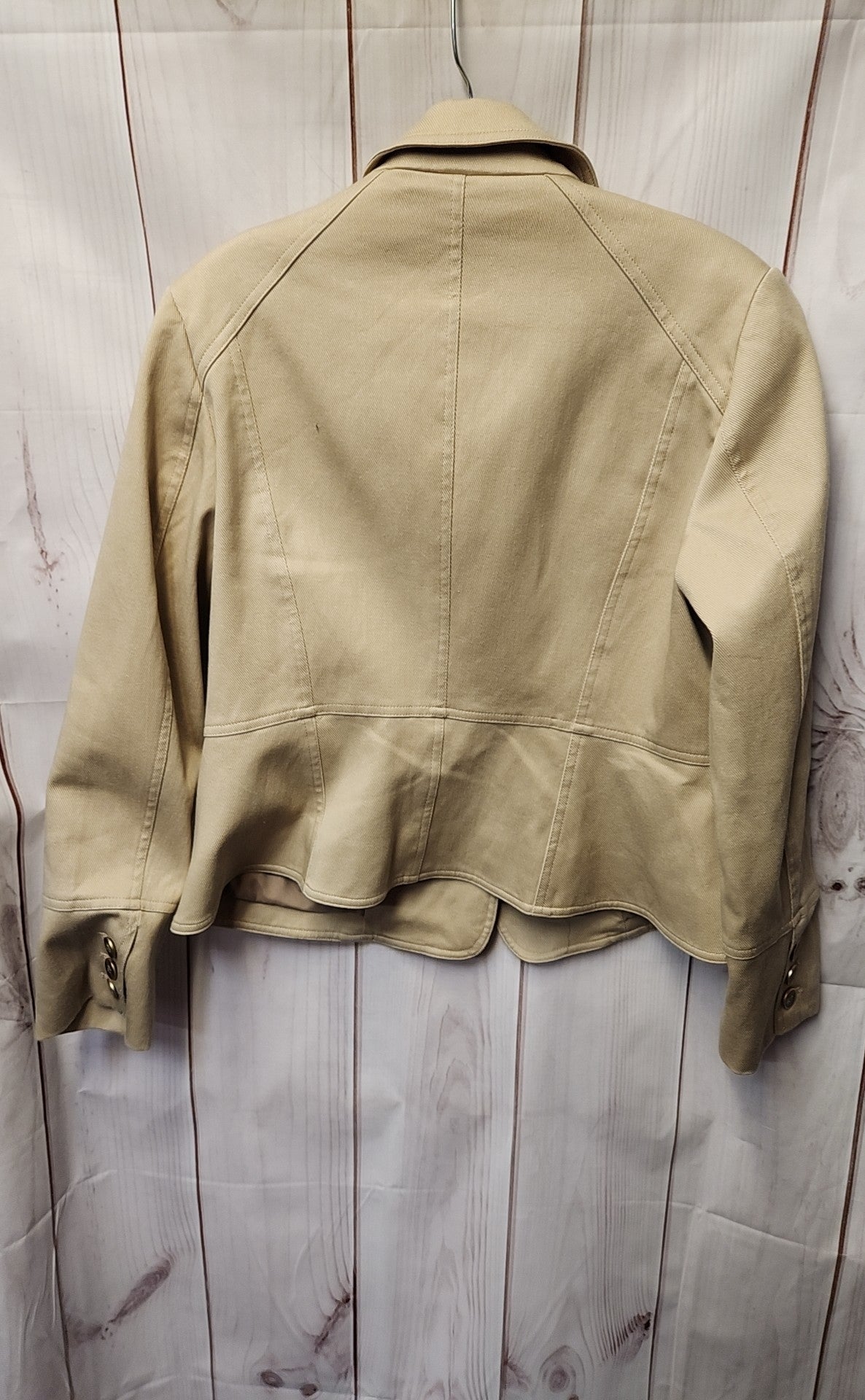 Chico's Women's Size 1 = US 8 Beige Jacket