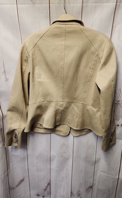 Chico's Women's Size 1 = US 8 Beige Jacket