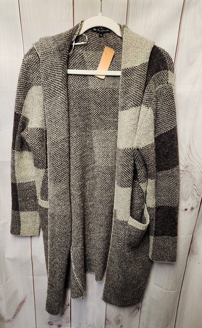 Purpura Women's Size XL Gray Cardigan