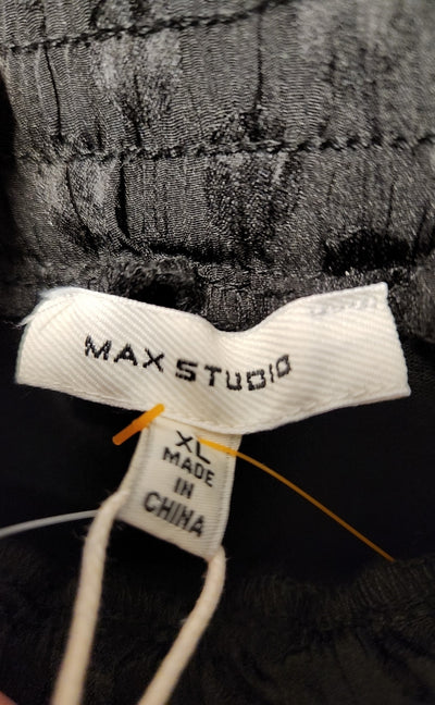 NWT Max Studio Women's Size XL Black Skirt