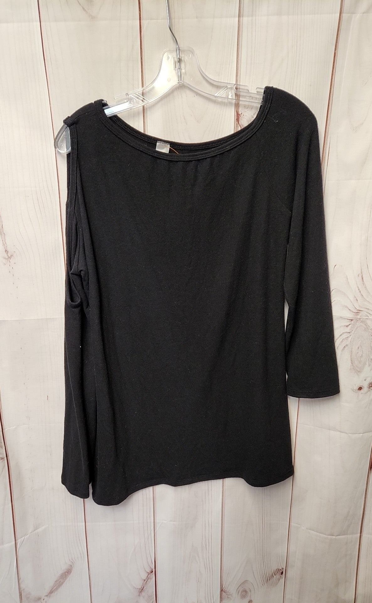 Go Couture Women's Size S Black Long Sleeve Top