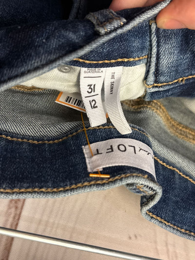 Loft Women's Size 31 (11-12) Blue Jeans The Skinny