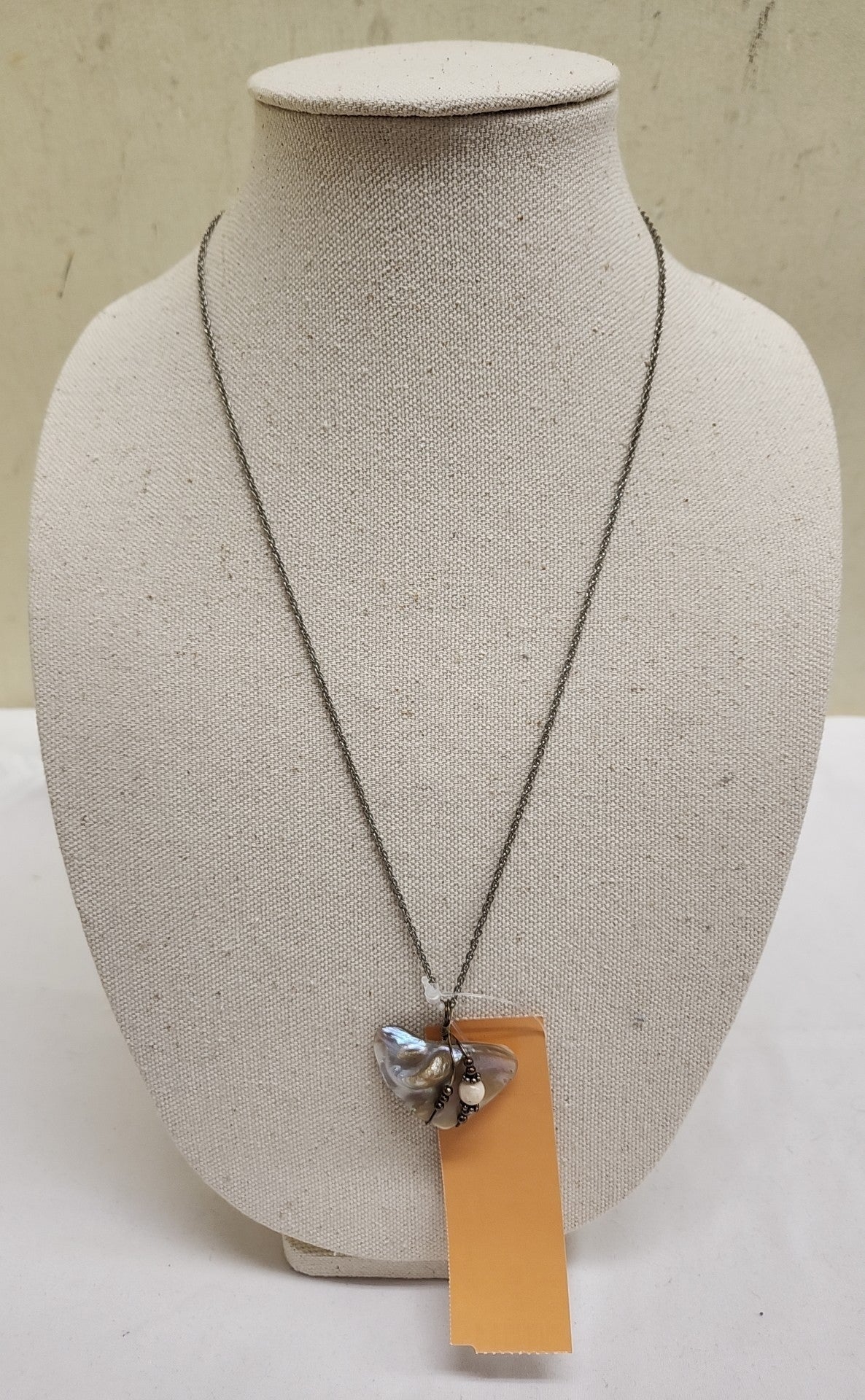 Wire Wrapped Shell Necklace