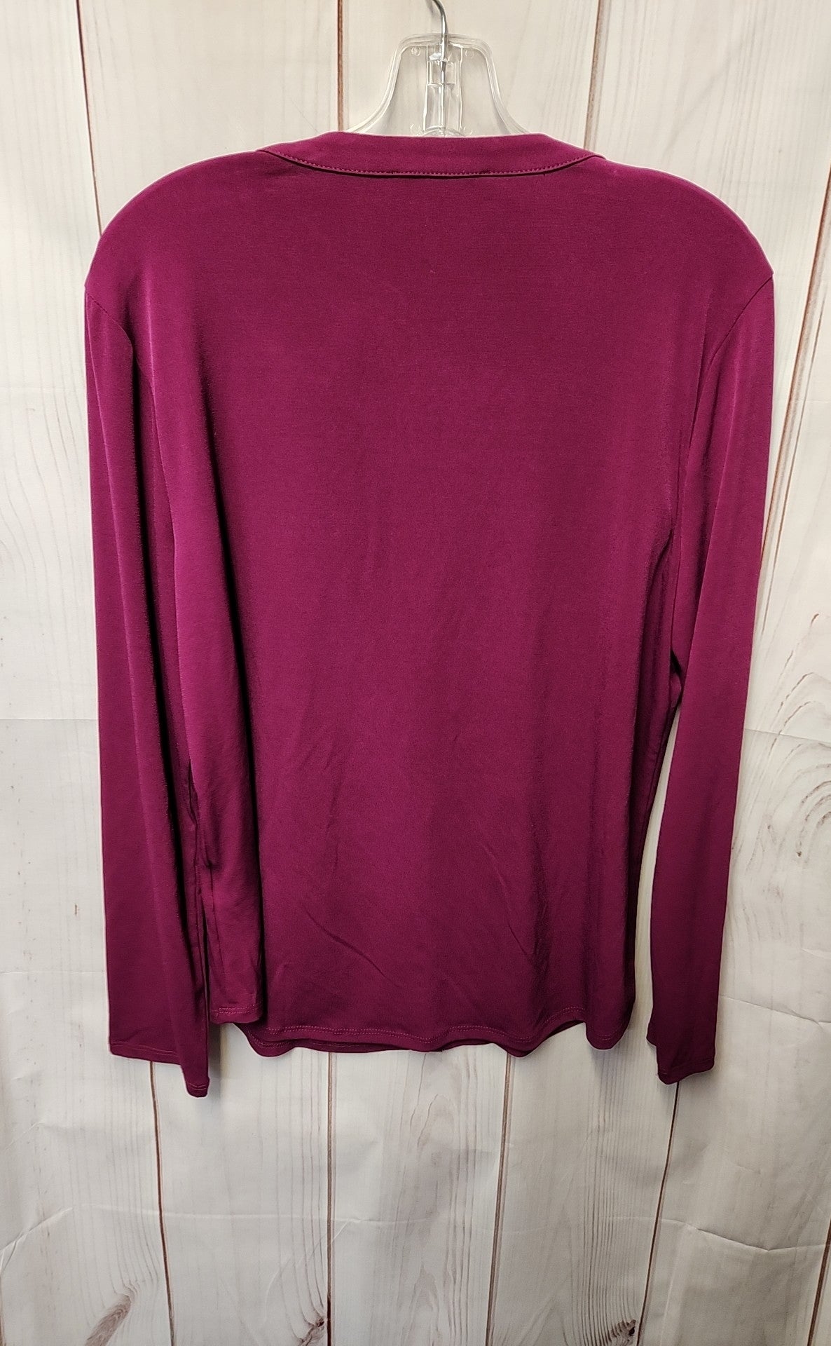 INC Women's Size L Purple Long Sleeve Top