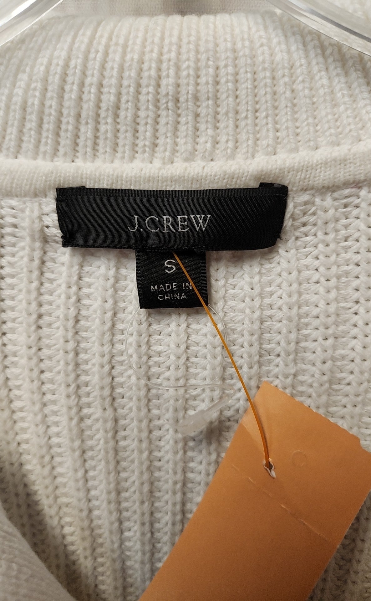 J Crew Women's Size S White Sweater