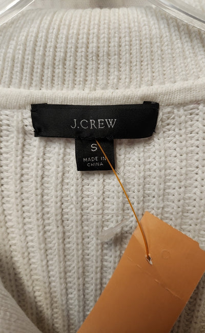 J Crew Women's Size S White Sweater