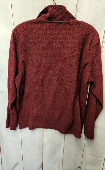 Lands End Women's Size L Maroon Sweatshirt