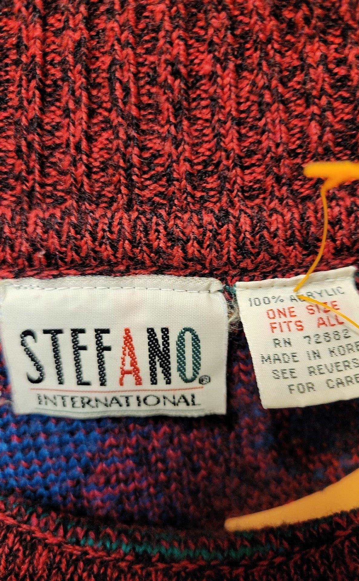 VTG Stefano Women's Size One Size Red Sweater