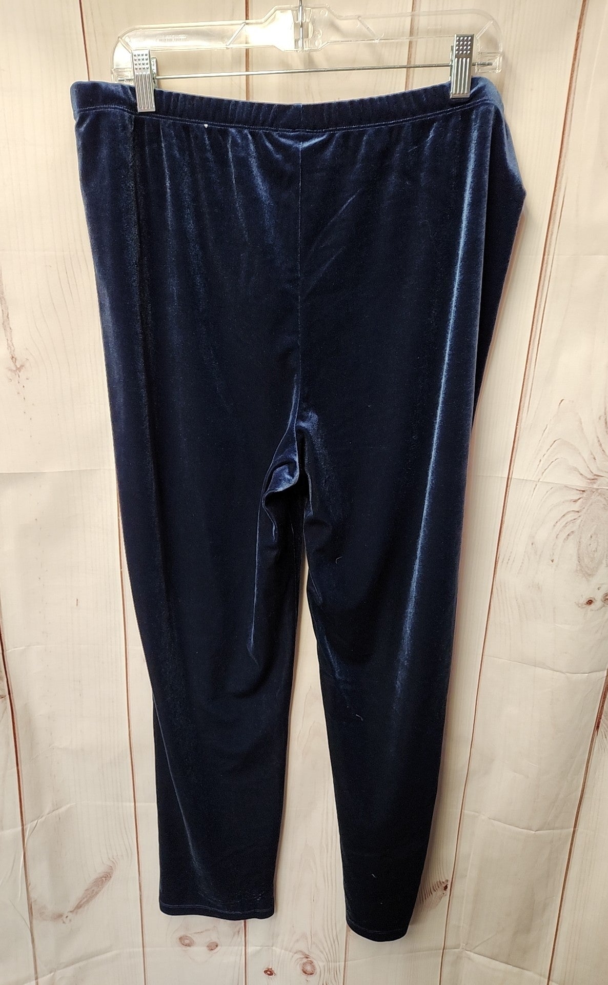 Chico's Women's Size 2 = US 12 Navy Velour Pants