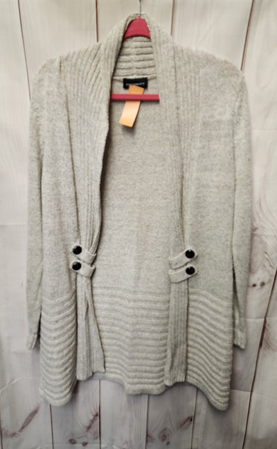 Fortune & Ivy Women's Size L Gray Cardigan