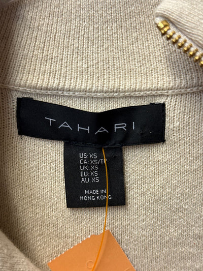 Tahari Women's Size XS Beige Sweater