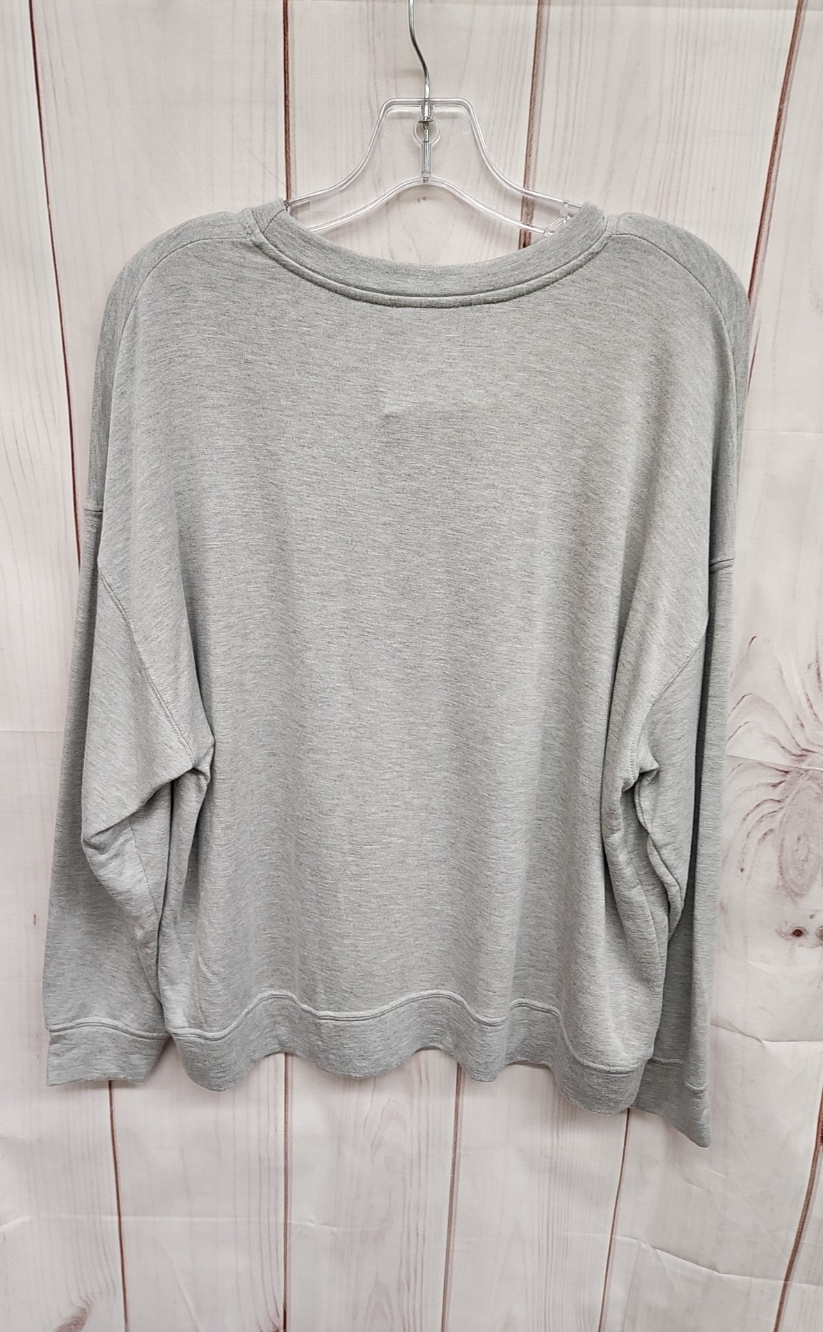 Green Envelope Women's Size L Gray Sweatshirt
