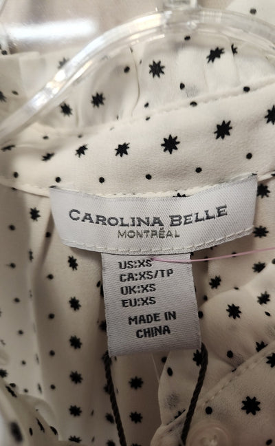 NWT Carolina Belle Women's Size XS White Sleeveless Top