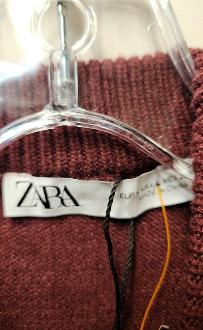 Zara Women's Size S Maroon Sweater