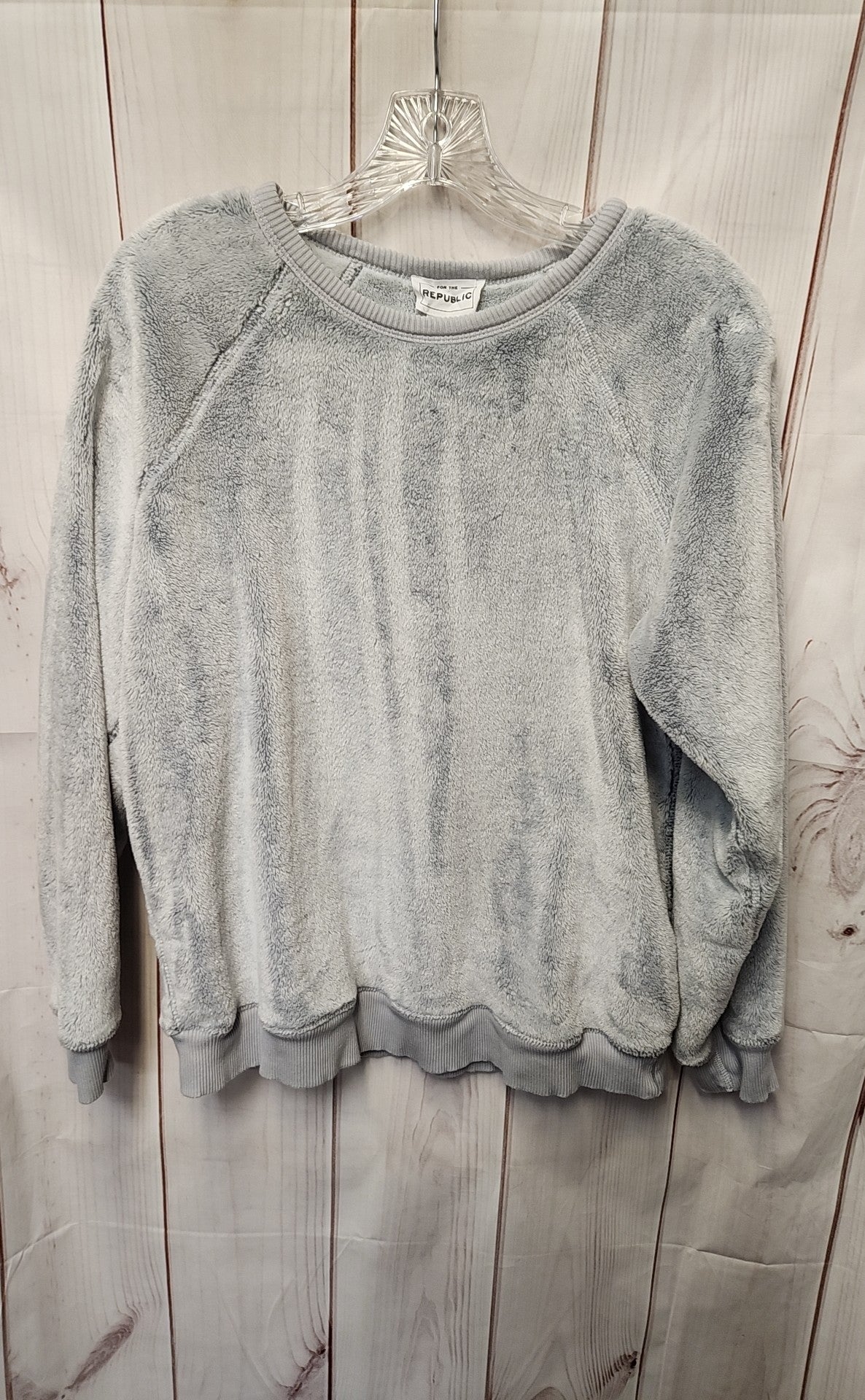 For The Republic Women's Size L Gray Sweatshirt