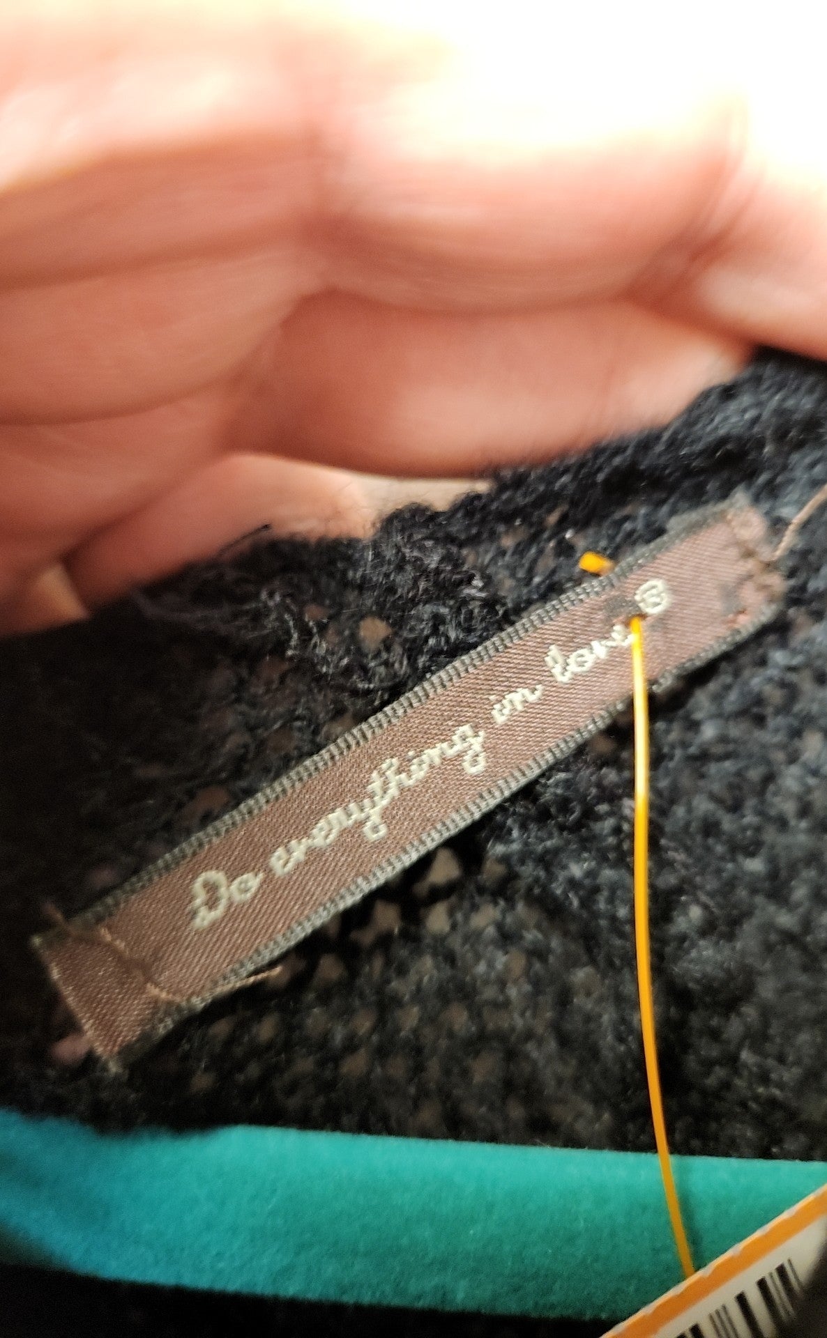 Do everything in Love Women's Size One Size Black Poncho